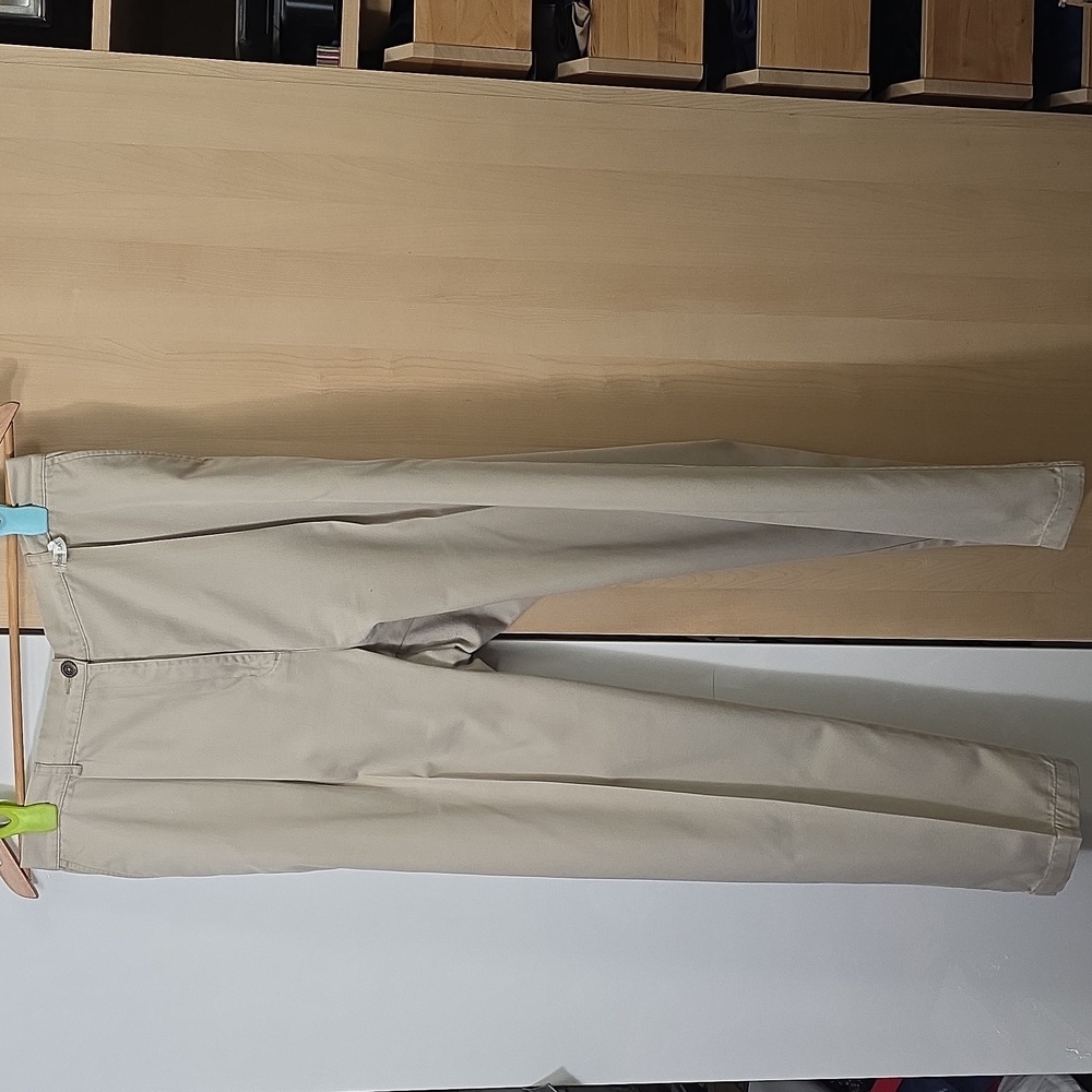 LL Bean Womens 16T‎ Beige Khaki Pants, Preloved Early 2000s